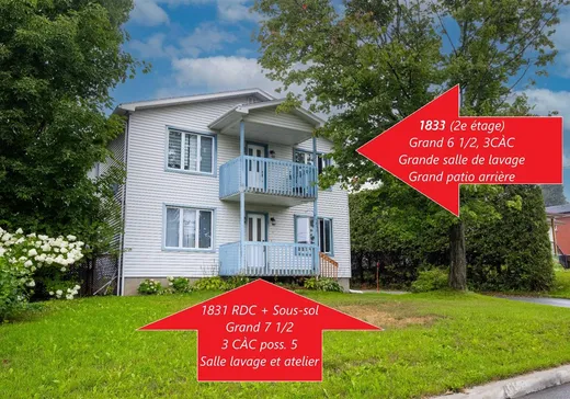 Duplex for Sale - 1831-1833 Rue Dubreuil, Sherbrooke, J1H 3T7