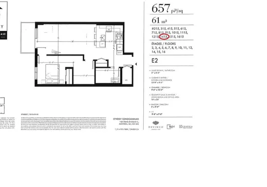 Condo à vendre - 1800 Boul. René-Lévesque O., App. 1415, Montréal (Centreville), H3H 2H2