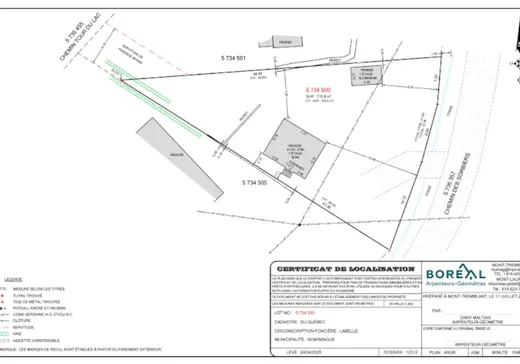 Maison à vendre - 3700 Ch. du Tour-du-Lac, Nominingue, J0W 1R0