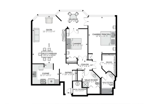 Condo à vendre - 100 Rue Berlioz, App. 1407, Île-des-Soeurs (Montréal), H3E 1N4