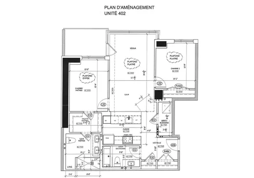 Condo à vendre - 151 Rue de la Rotonde, App. 402, Montréal (Verdun), H3E 0E1
