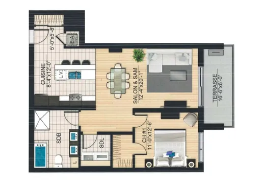 Condo for sale - 540 Rue Boileau 301, Montreal (West), J7V 0M6