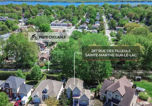 House for sale - 287 Rue des Tilleuls, Sainte-Marthe-sur-le-Lac, J0N 1P0