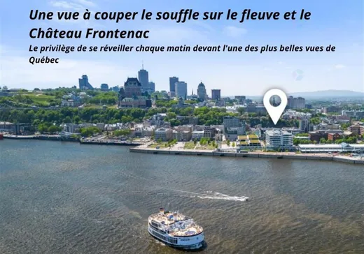 Condo à vendre - 76 Rue Dalhousie, App. 555, Ville de Québec, G1K 8W6