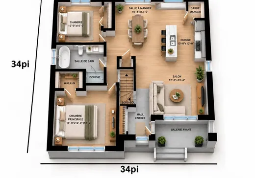 Maison à vendre - 65 Rue du Domaine-Hamelin, Saint-Jacques, J0K 2Z0